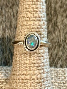 Ethiopian opal ring